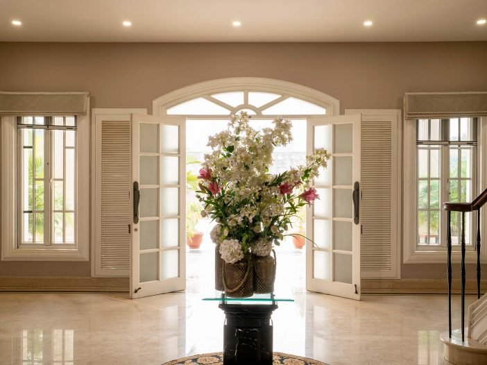 Hallway at the Safe House Wellness Retreat