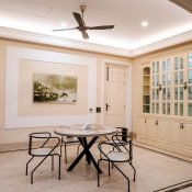 Kitchen inside the Safe House Wellness Retreat India